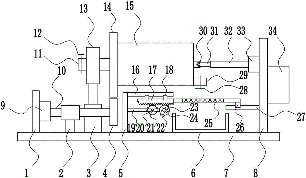 Ball-milling equipment for raw materials for producing lithium battery