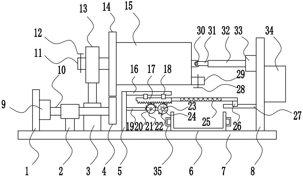 Ball-milling equipment for raw materials for producing lithium battery