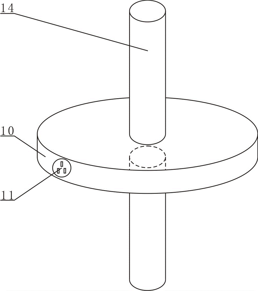 Wax sealing double-layered tank body containing device for spina gleditsiae branches