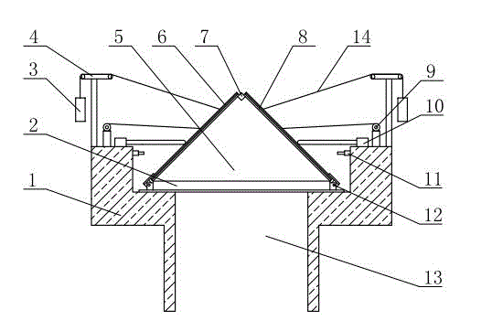 Self-reset explosion-proof door