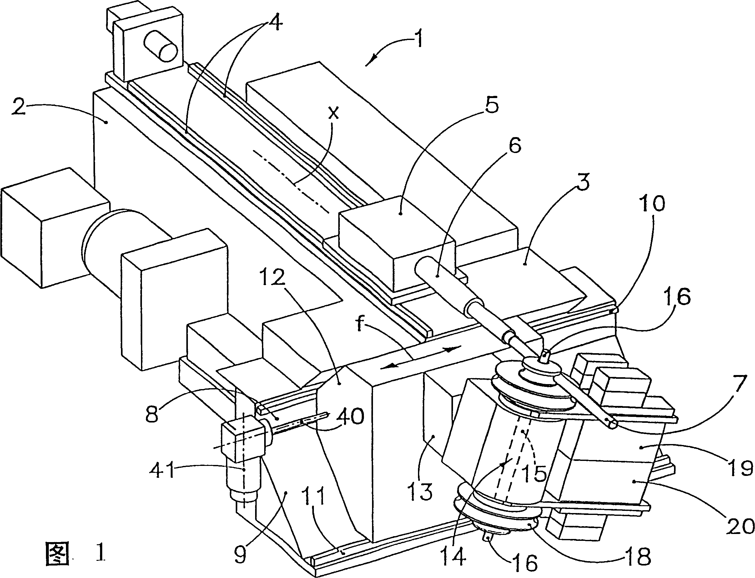 Bender for bending material, such as tube, rod section and/or metal wire rod