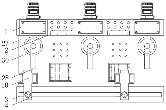 Grinding device facilitating fixed-point deburring for printer shell production