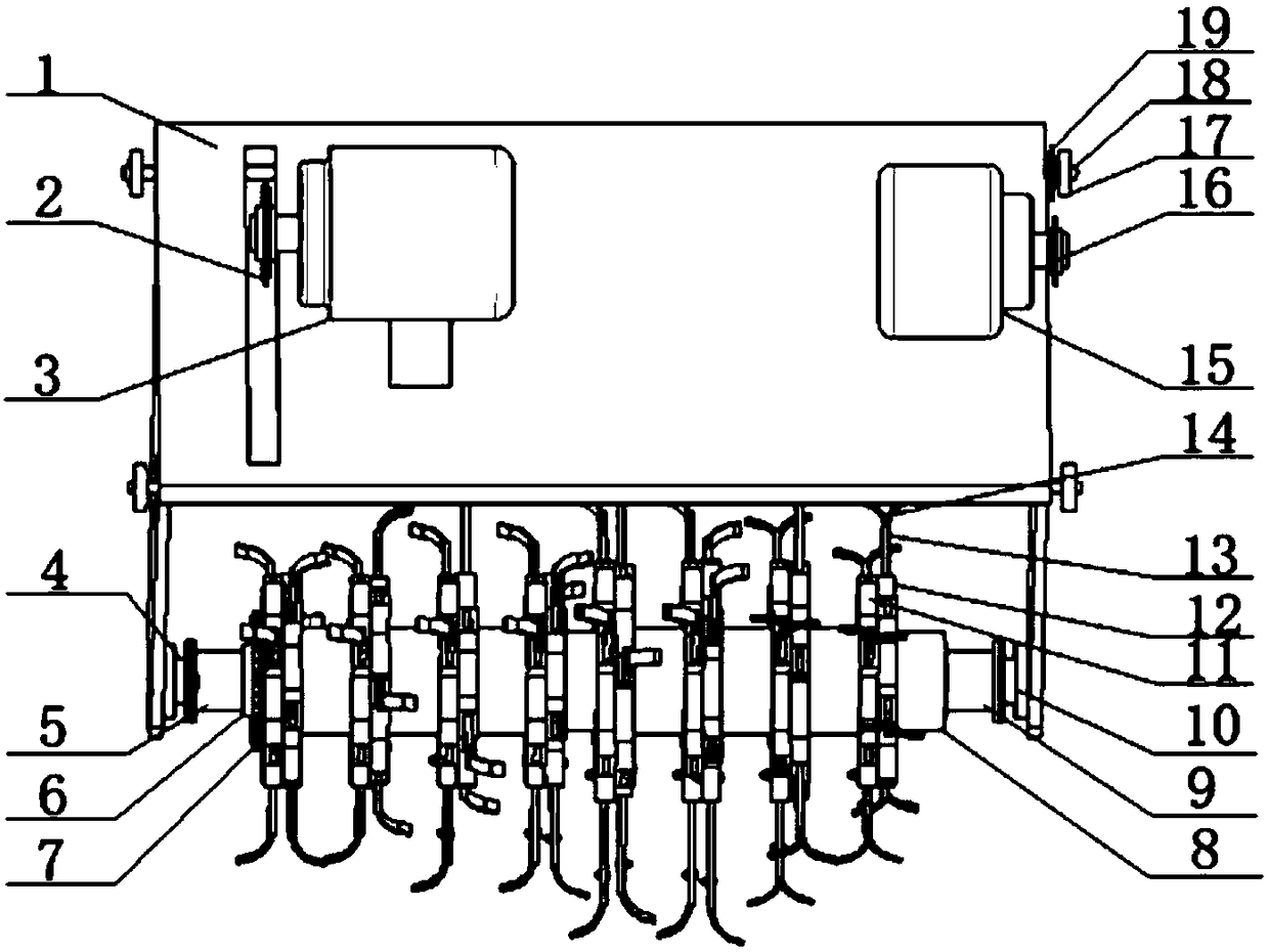 A turning and throwing machine for the production of organic fertilizers and nutrient substrates