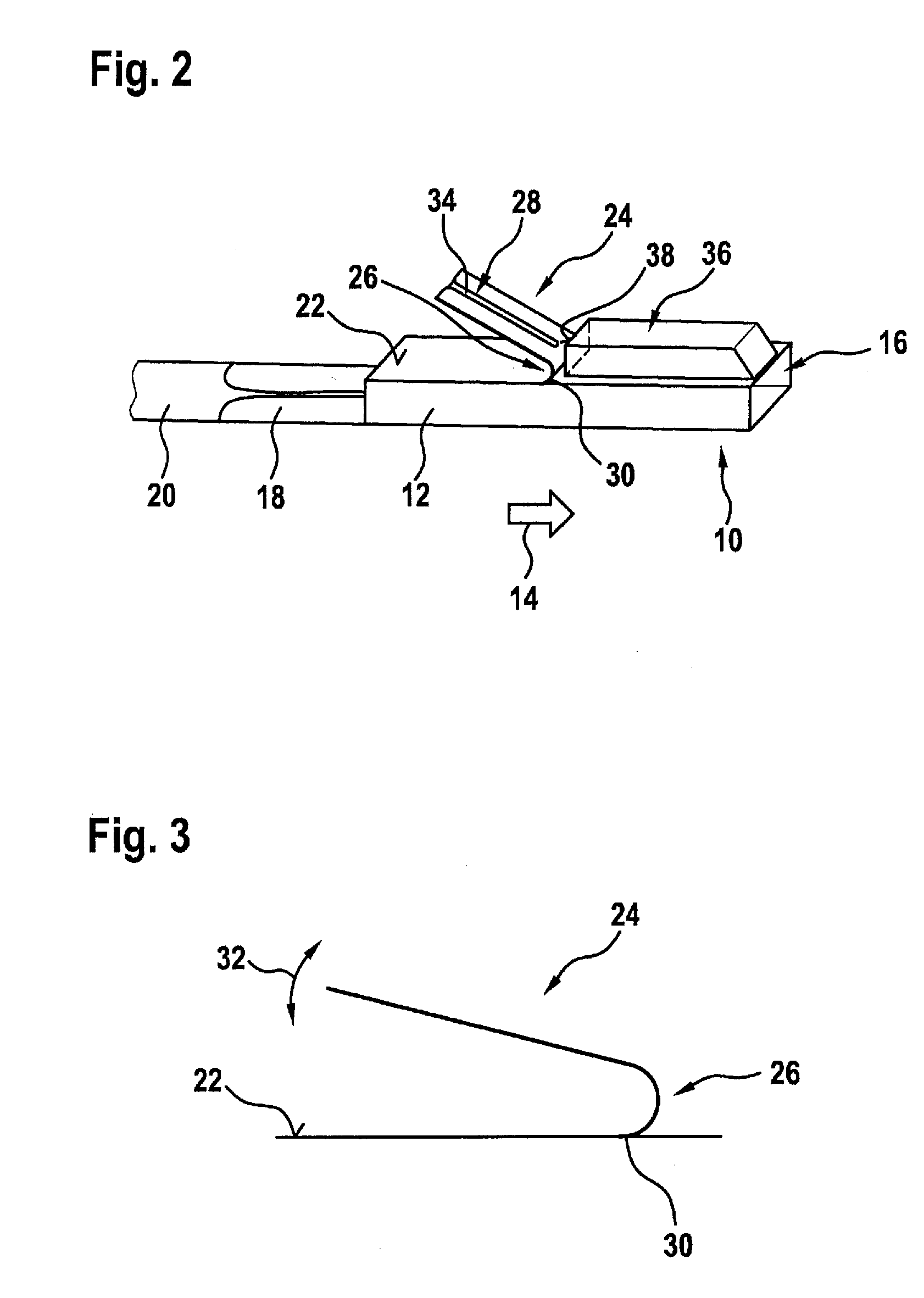 Connector assembly contact having an outwardly projecting primary lance