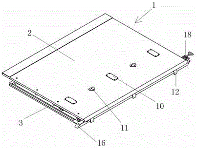 L-shaped flood control wall structure and flood control wall group