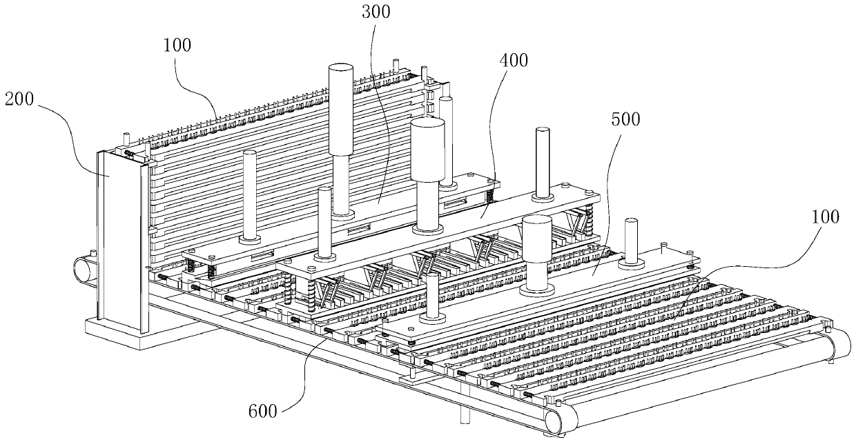 A chicken paw deboning system