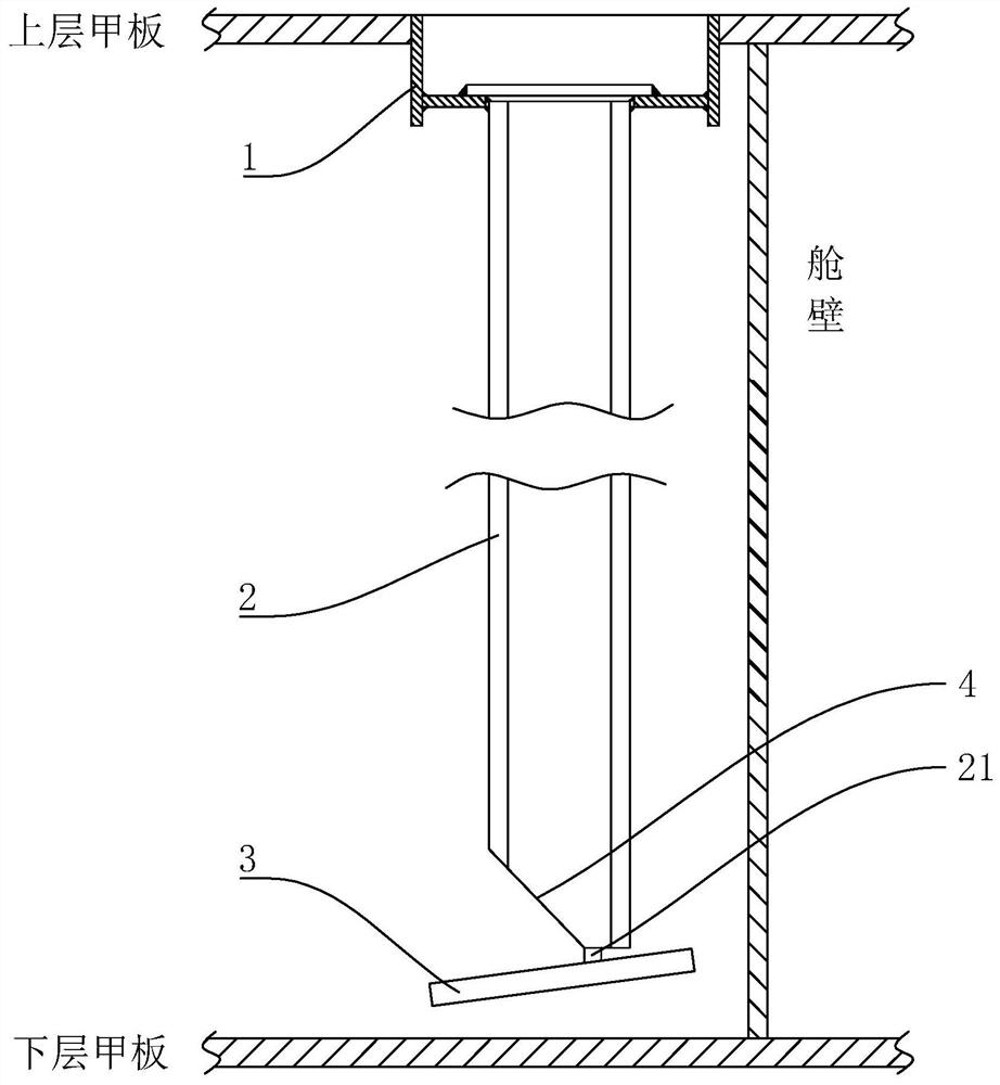 Novel anti-breakdown downpipe