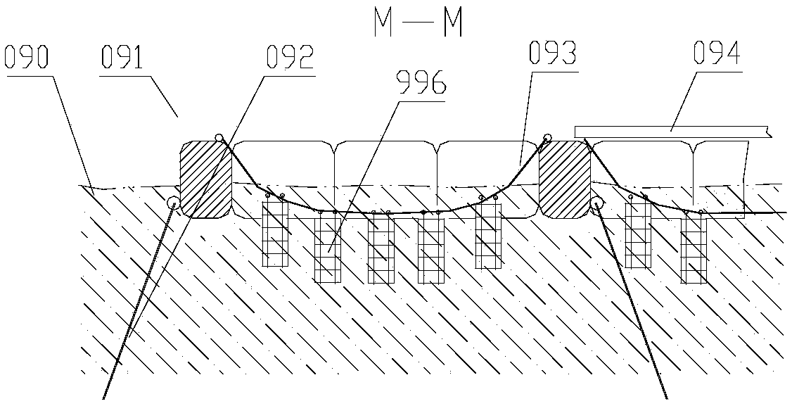 Feeding system used for marine aquaculture and provided with seawater flushing feeders