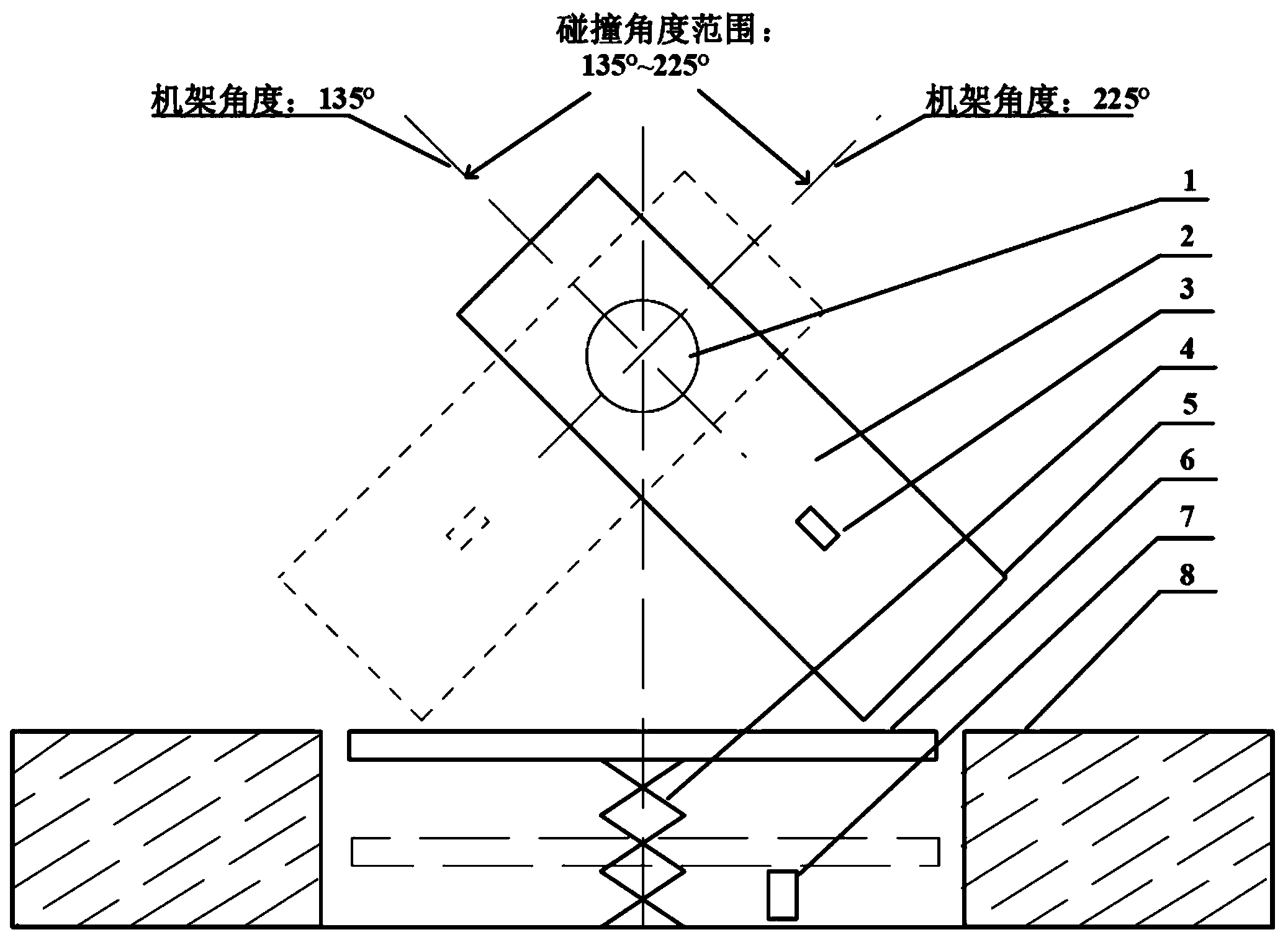 Anticollision protective device for medical electronic linear accelerator