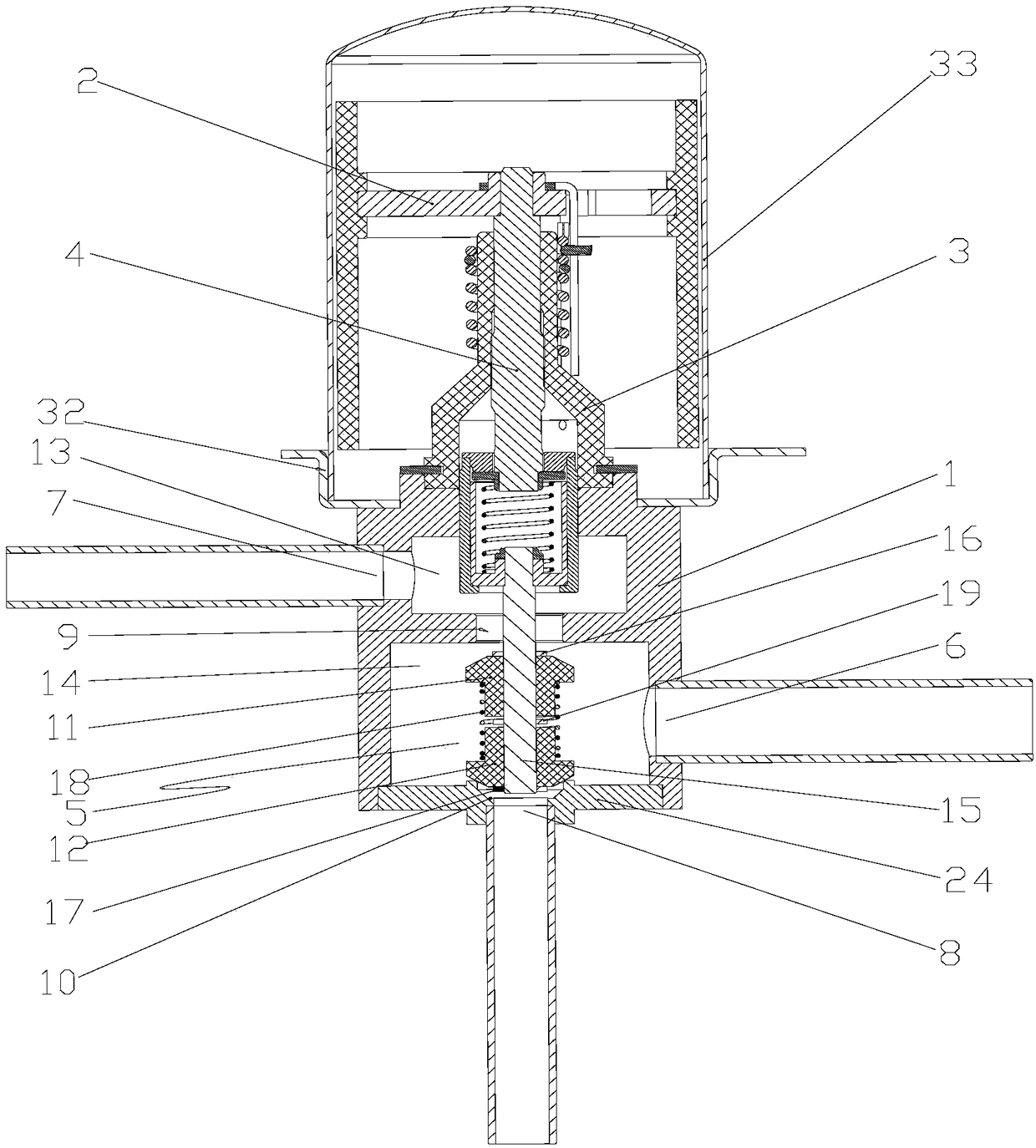 Three-way valve