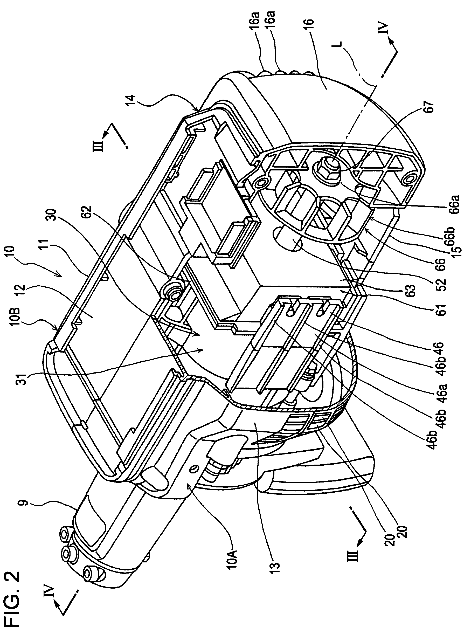 Portable power working machine