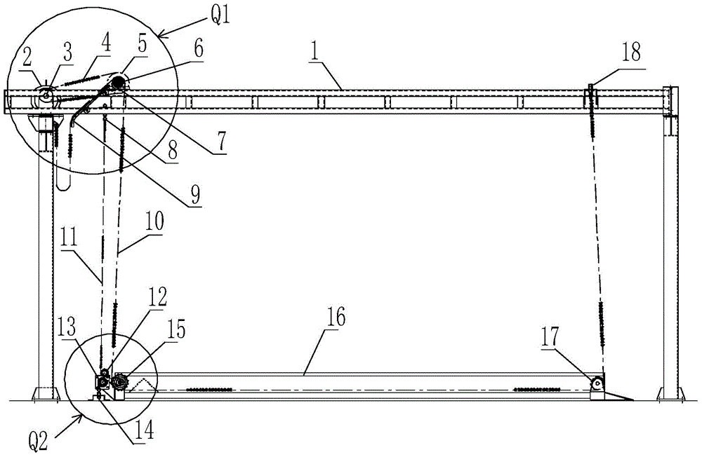 A tilting parking device