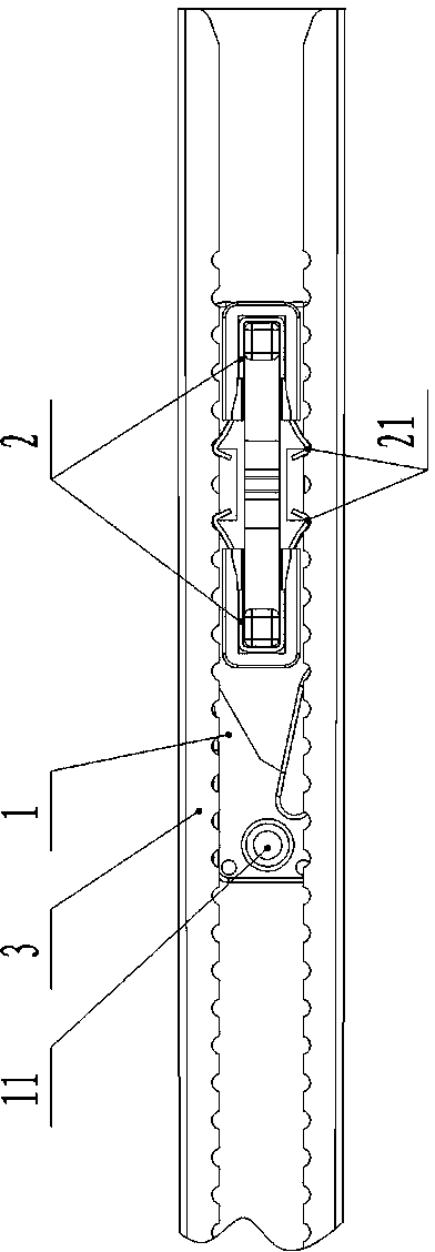 Double-spring-plate and double-locking structure for art knife adjuster