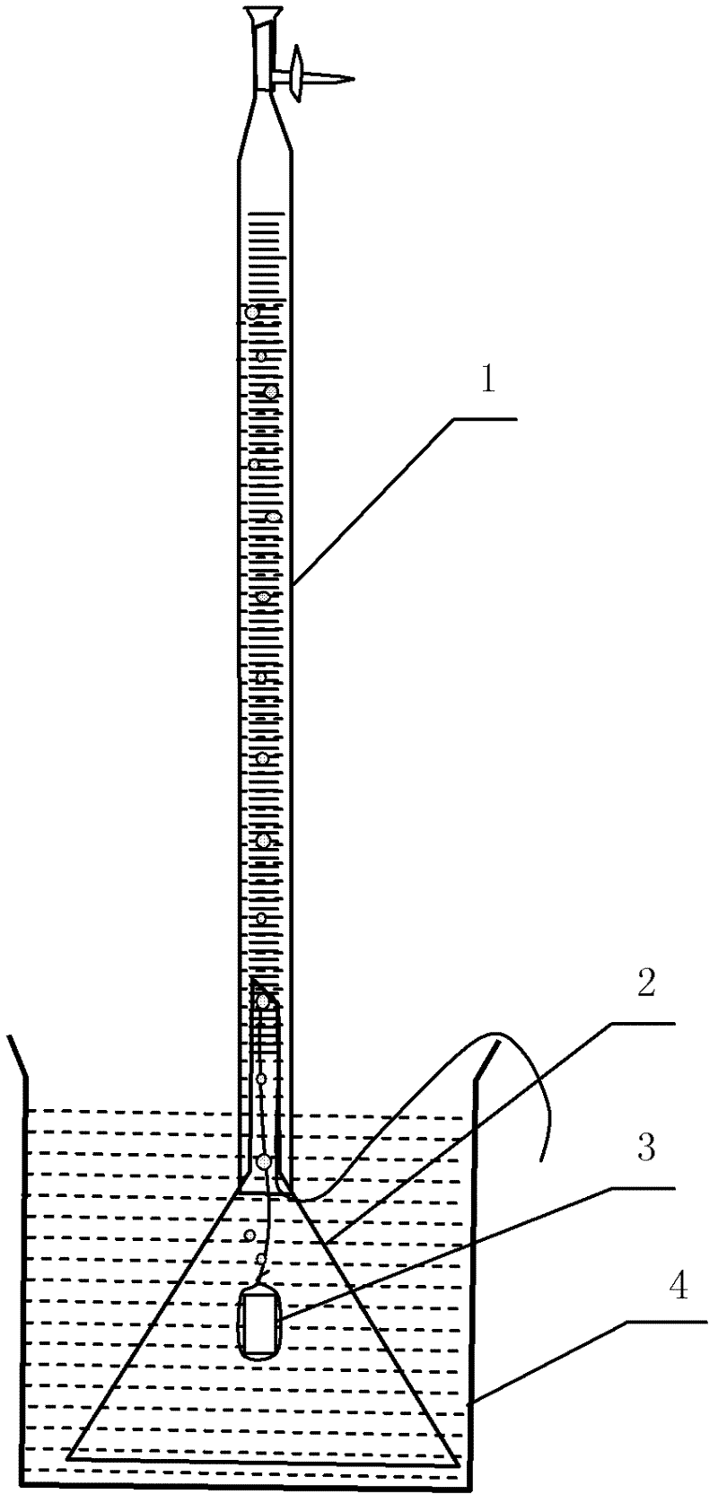 Method for determining magnesium or magnesium alloy corrosion rate and special experimental device