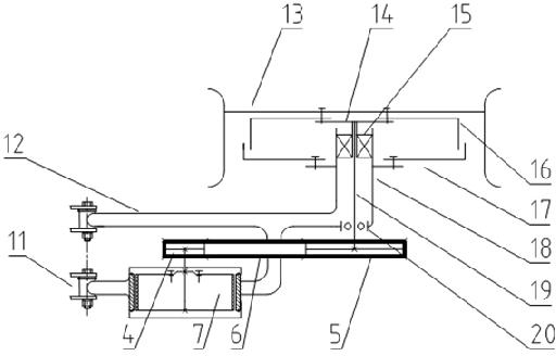 Hybrid power electric automobile driving system by utilizing synchronous belt transmission