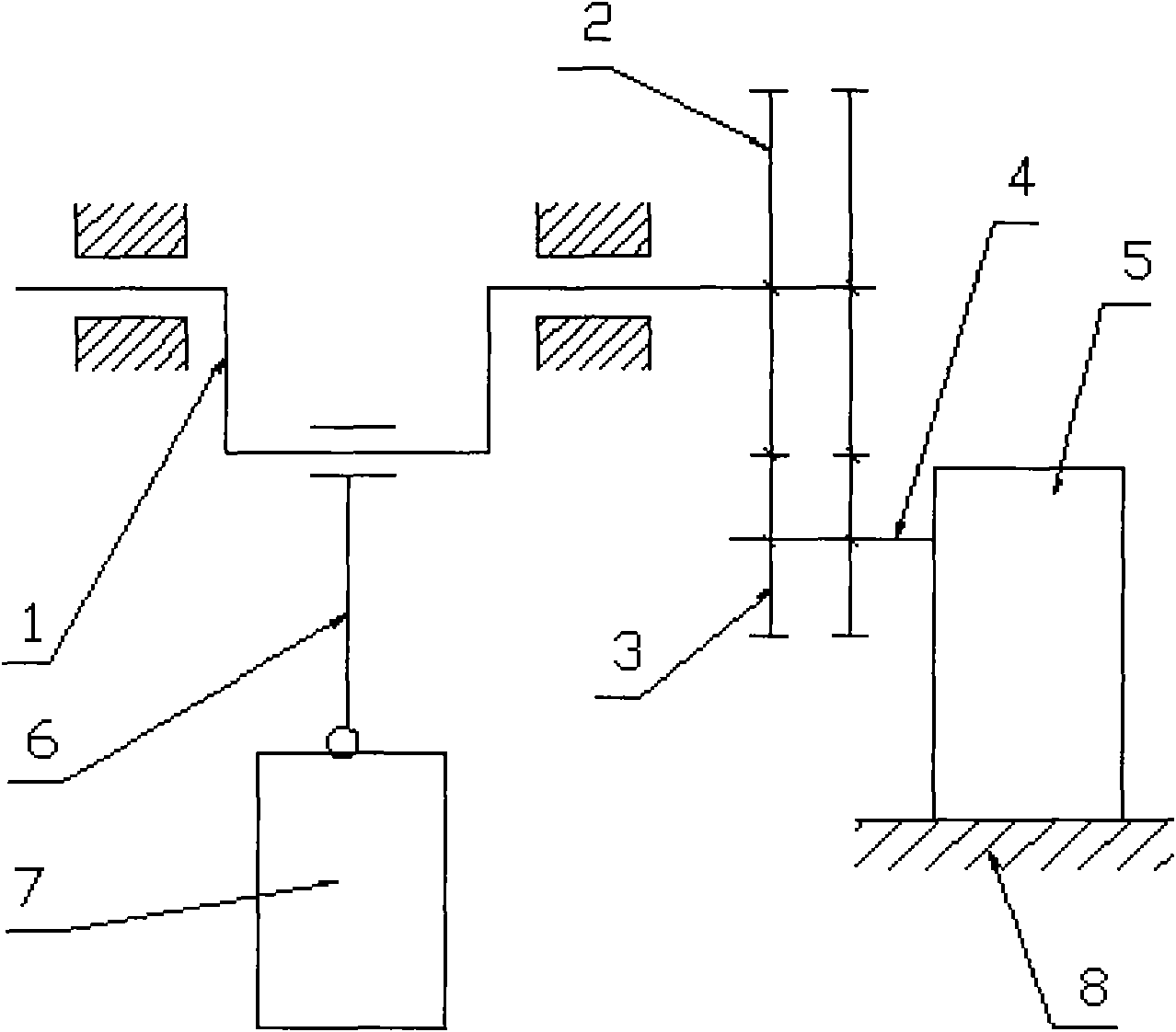 Crankshaft driving mechanism of press machine