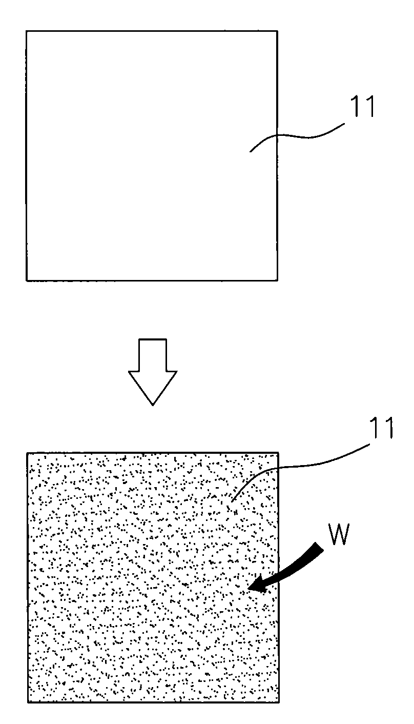 Wall device capable of changing colors according to temperature