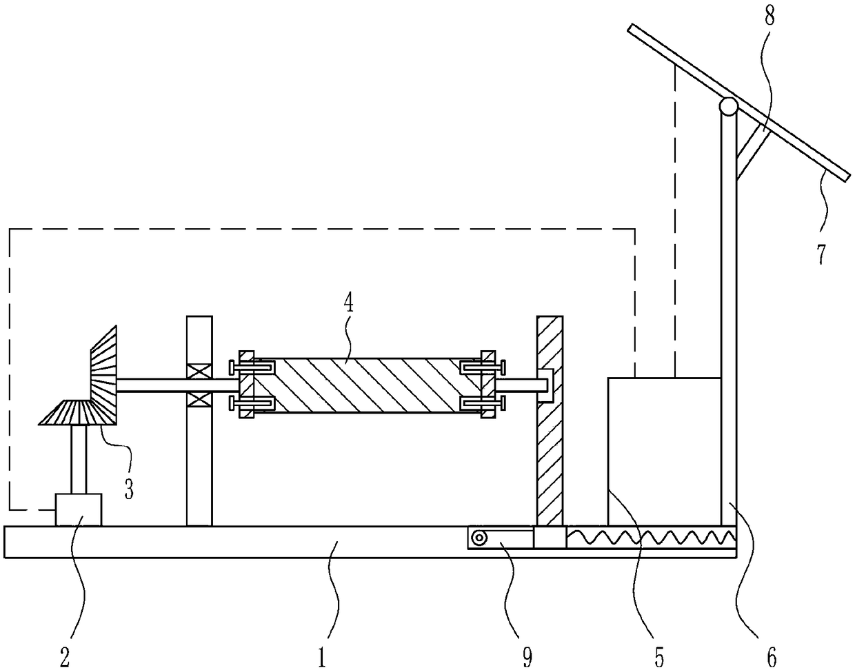 Winding and winding equipment for photovoltaic panel components for power transmission and distribution optical cables