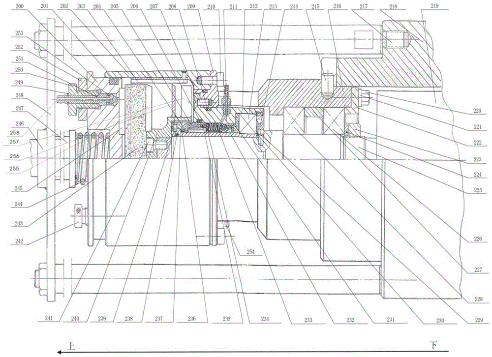 Shale gas content testing device and testing method