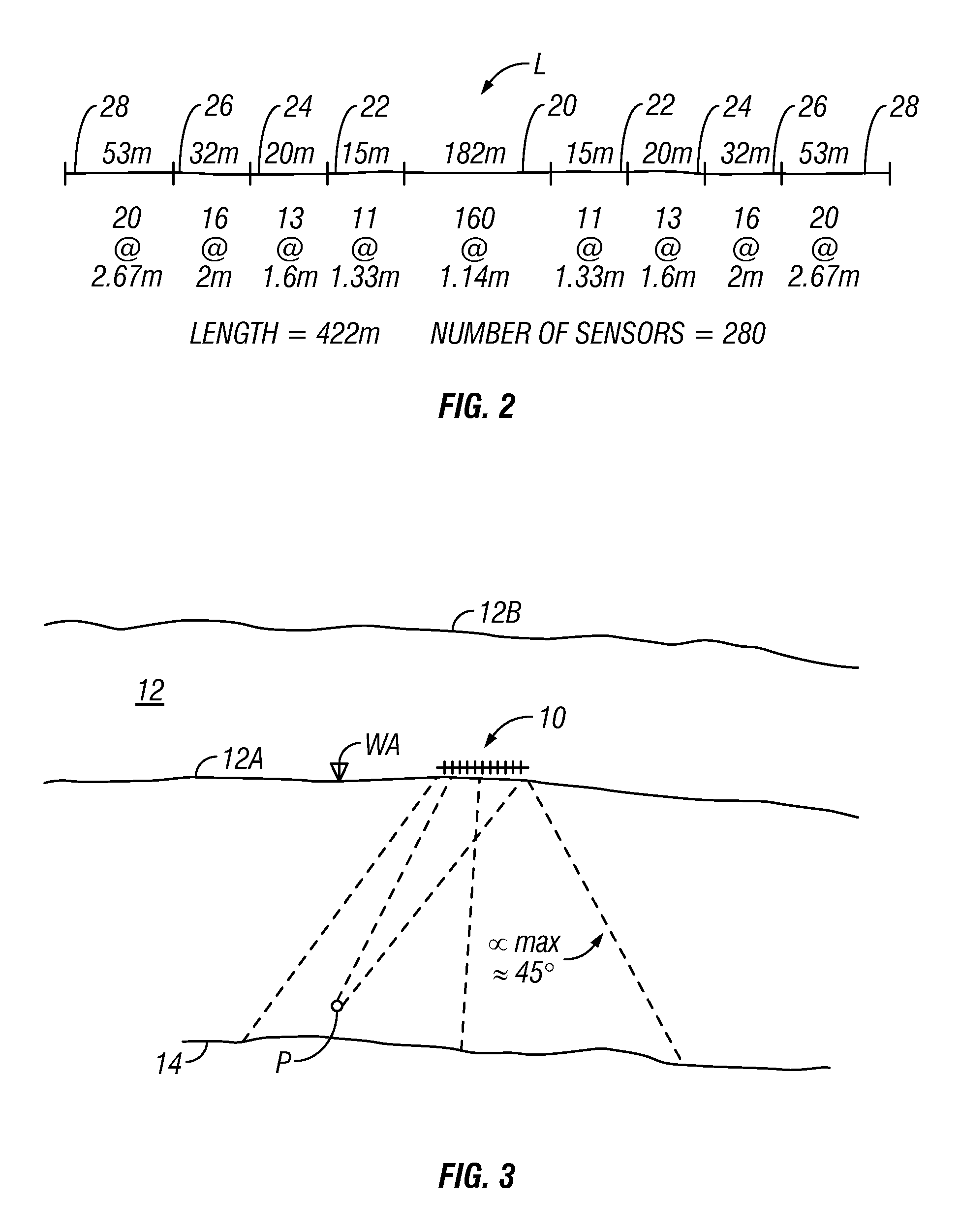 Method for acoustic imaging of the earth's subsurface using a fixed position sensor array and beam steering