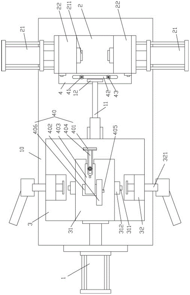 Bicycle front tripod assembly mold