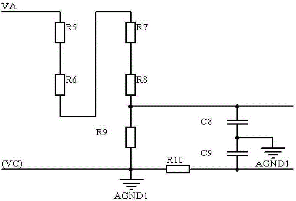 High voltage alternating signal acquisition system