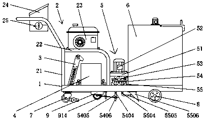 Road bridge asphalt pavement crack detection restoration device