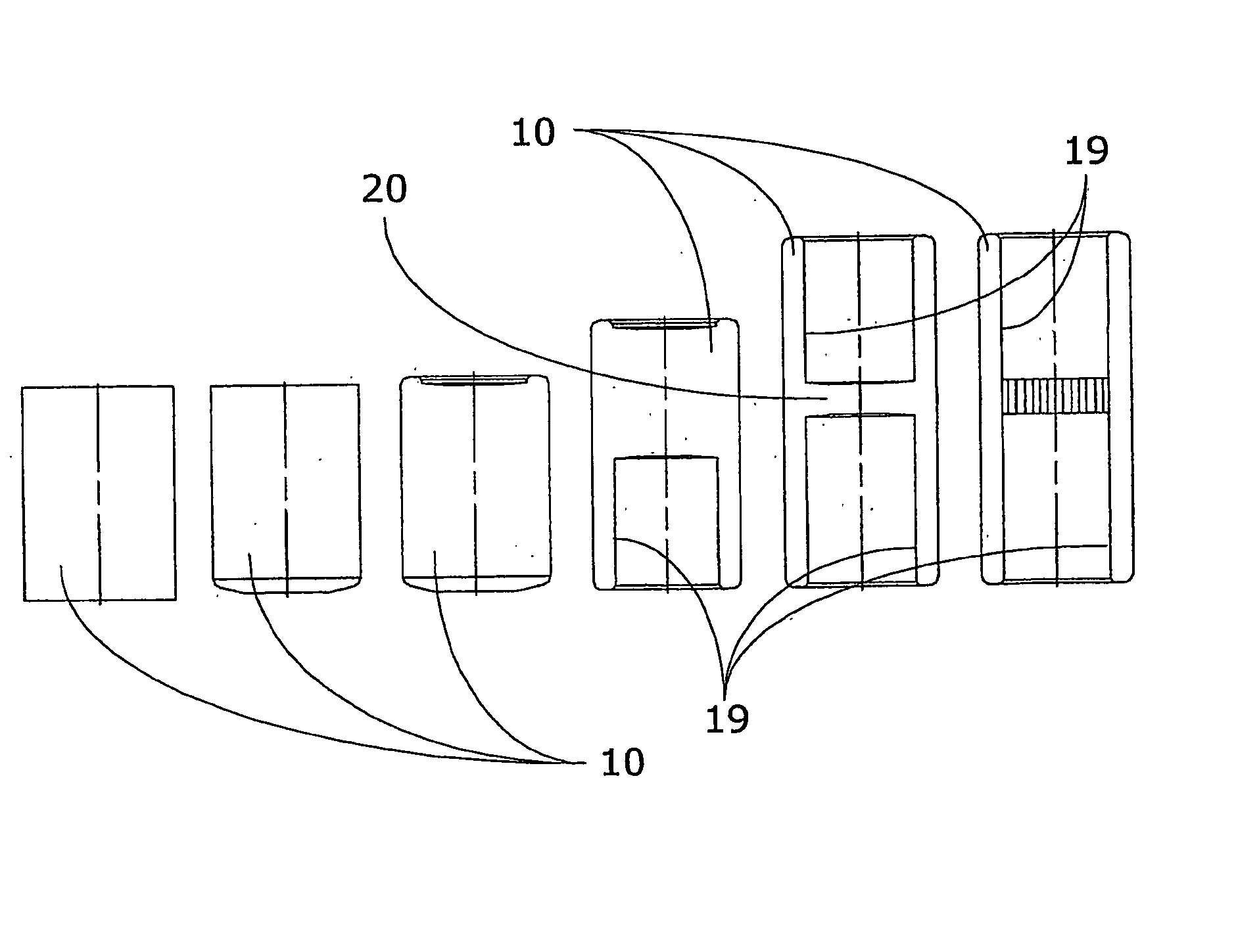 Methods for the cold extrusion of metallic elements with dead or through holes and plant for carrying out said methods