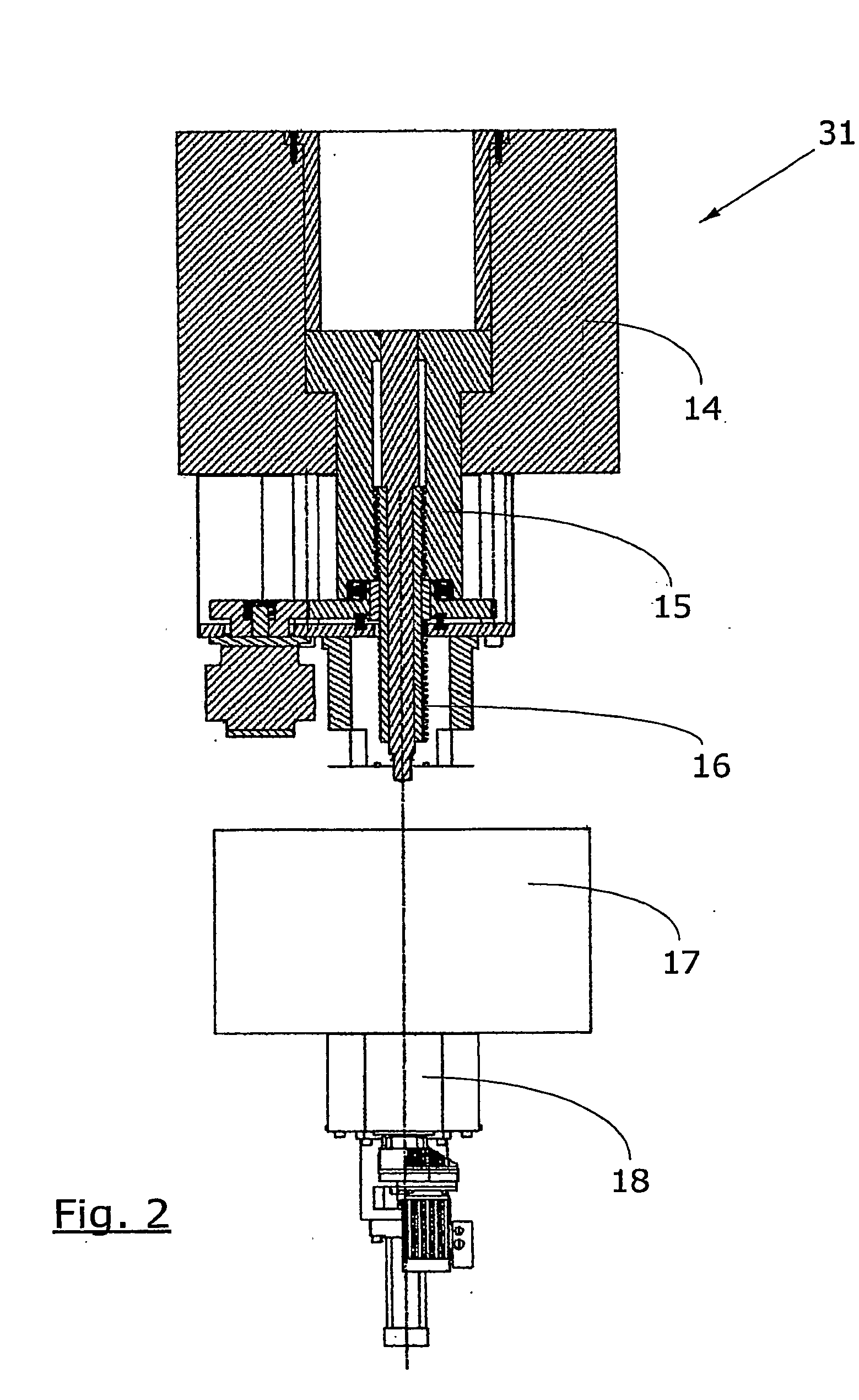 Methods for the cold extrusion of metallic elements with dead or through holes and plant for carrying out said methods