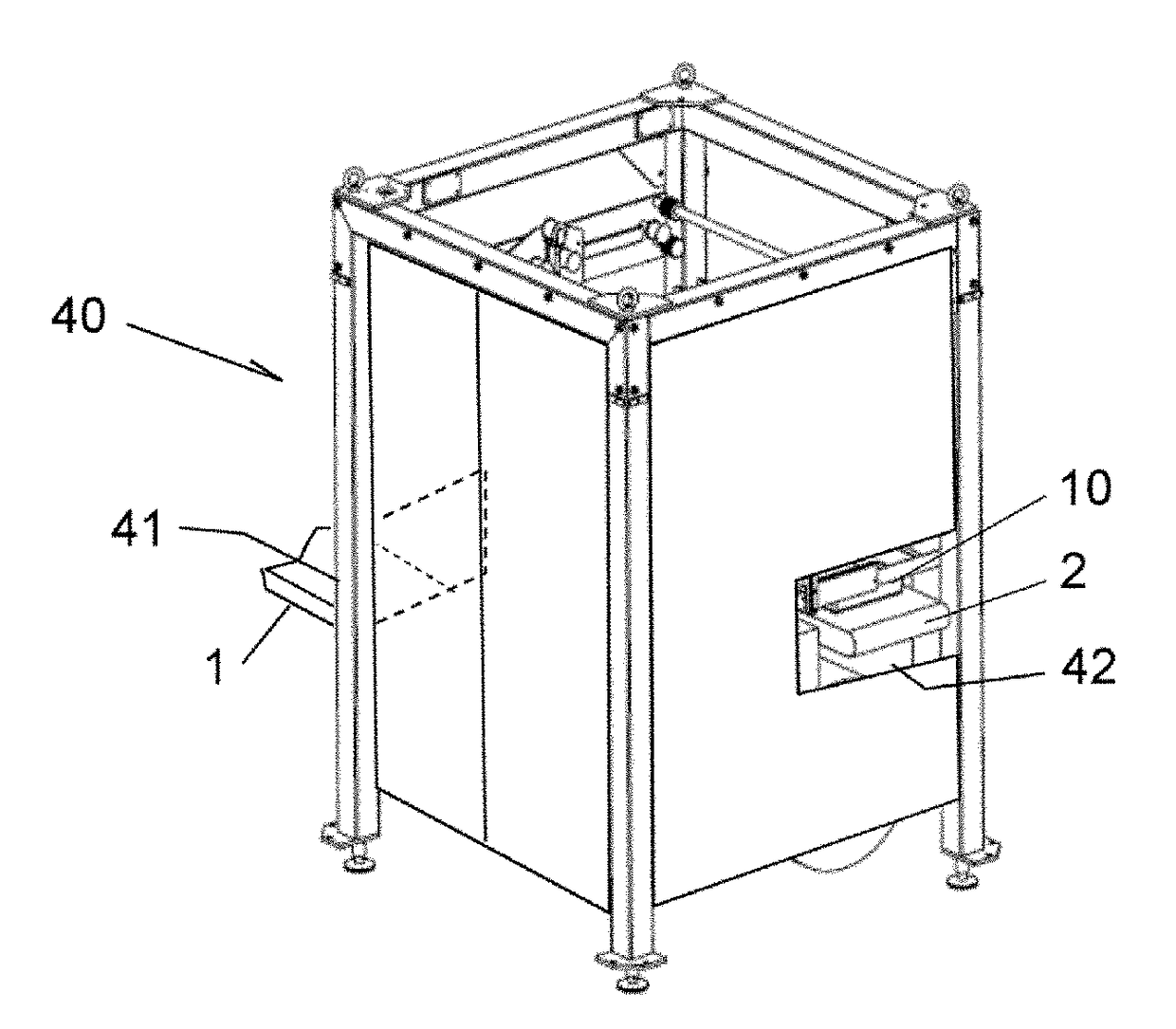 Work station for a packaging line and a packaging line comprising at least two of said work stations