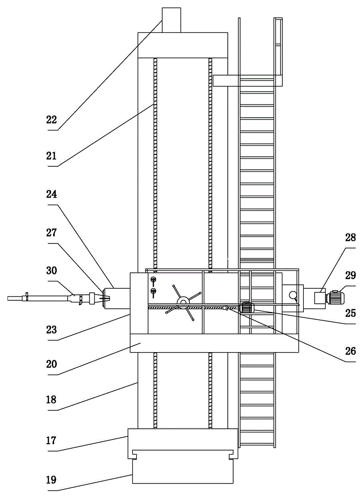 Processing method and processing device of shaft hole of guide vane of inner and outer water distribution ring of water turbine