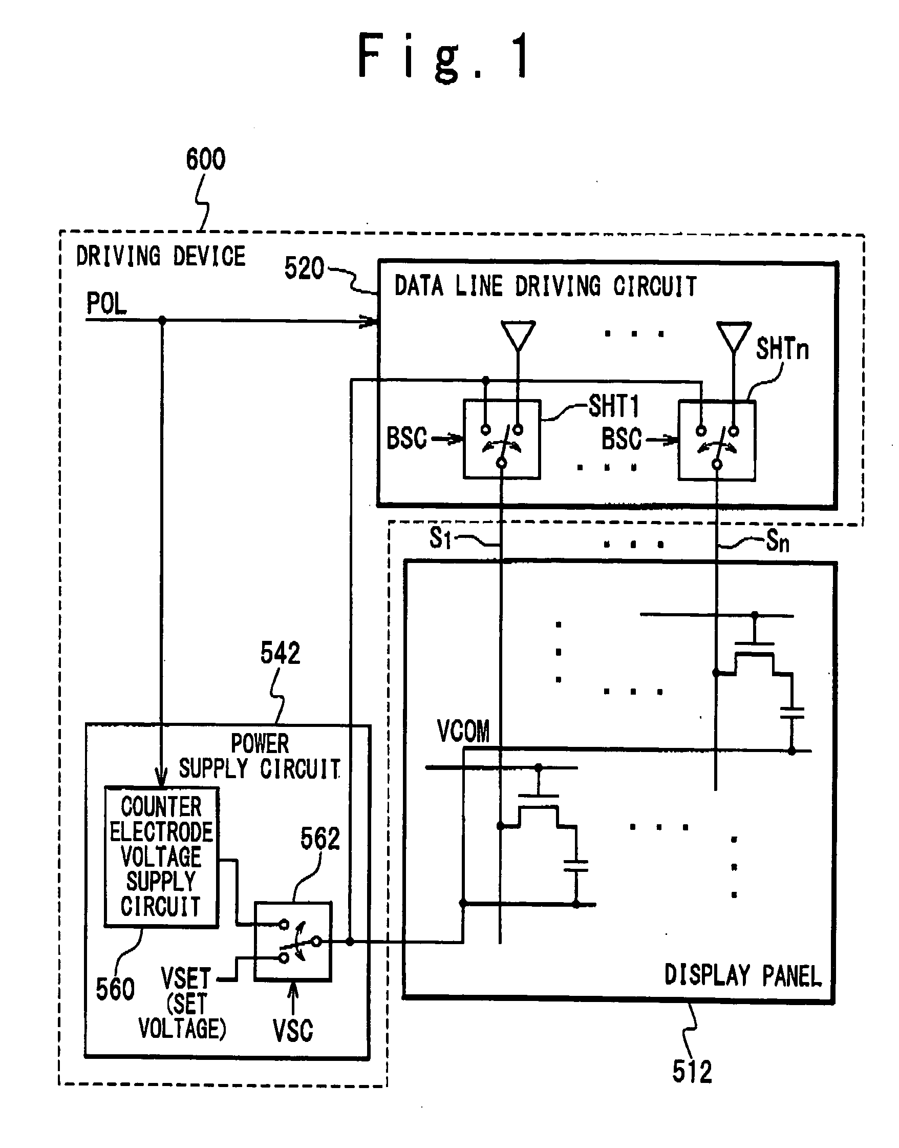 Liquid crystal display panel driving method, liquid crystal display device, and LCD driver