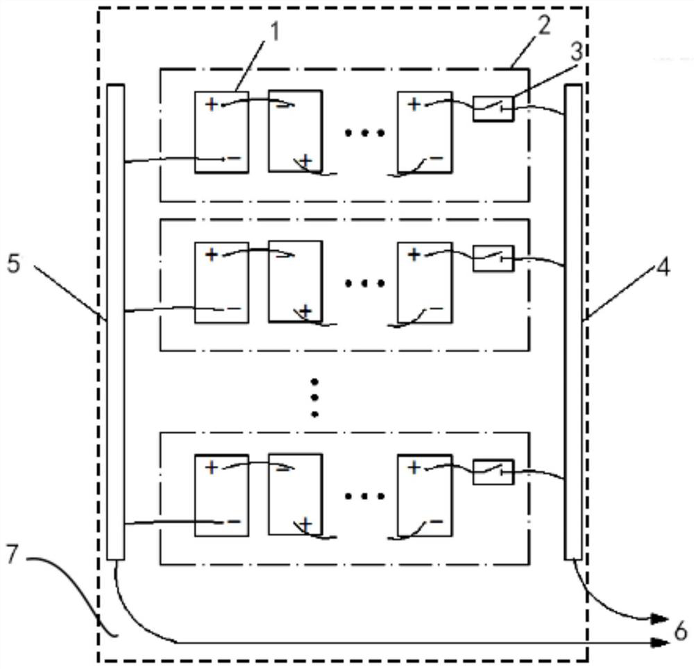 Energy storage battery module and echelon utilization system