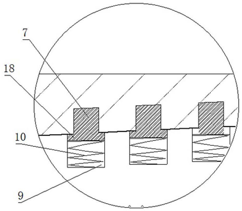 Buckle type reinforcing steel bar connection grouting sleeve and construction process