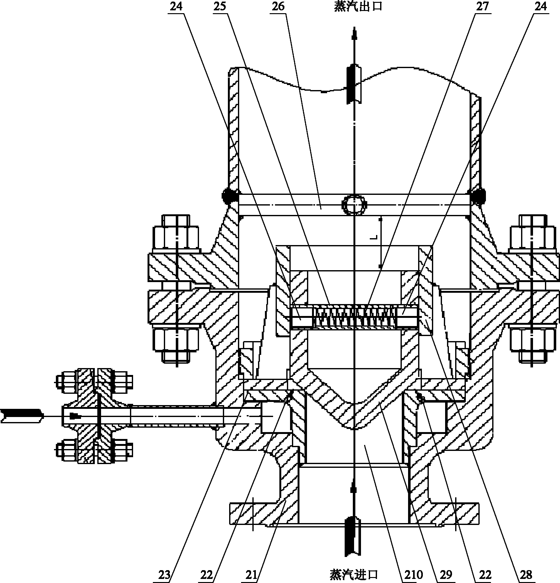 Vertical temperature-reducing system