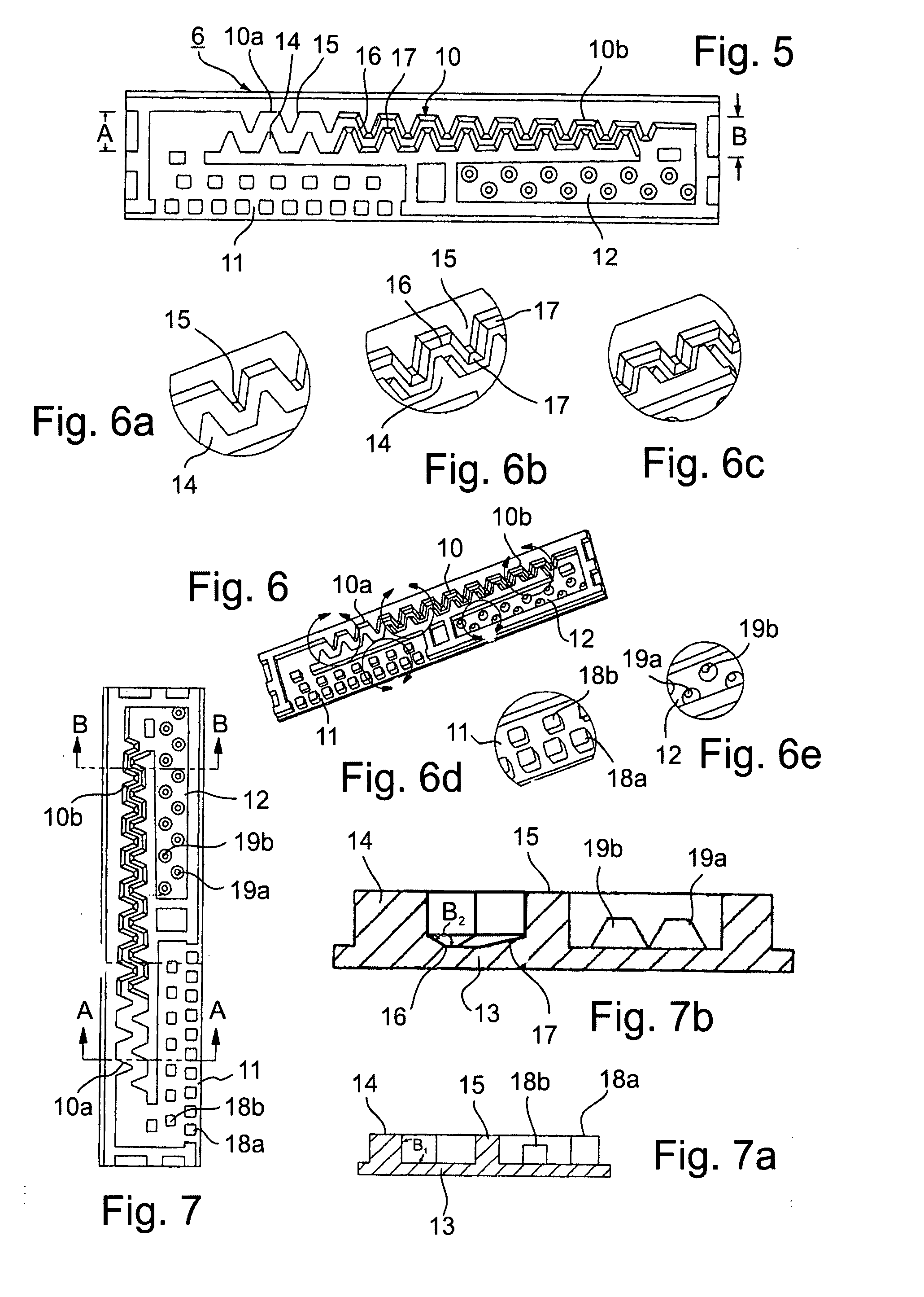 Drip irrigation hoses of the labyrinth type and flow-control elements for producing such hoses