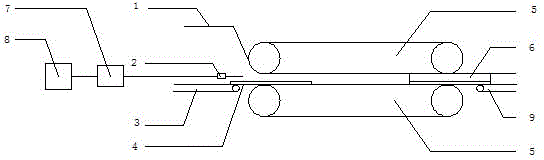 Inorganic veneer insulation decorative board and continuous production method thereof