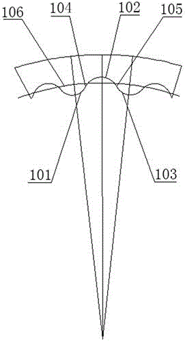 Single-eccentric short transmission chain speed reducer