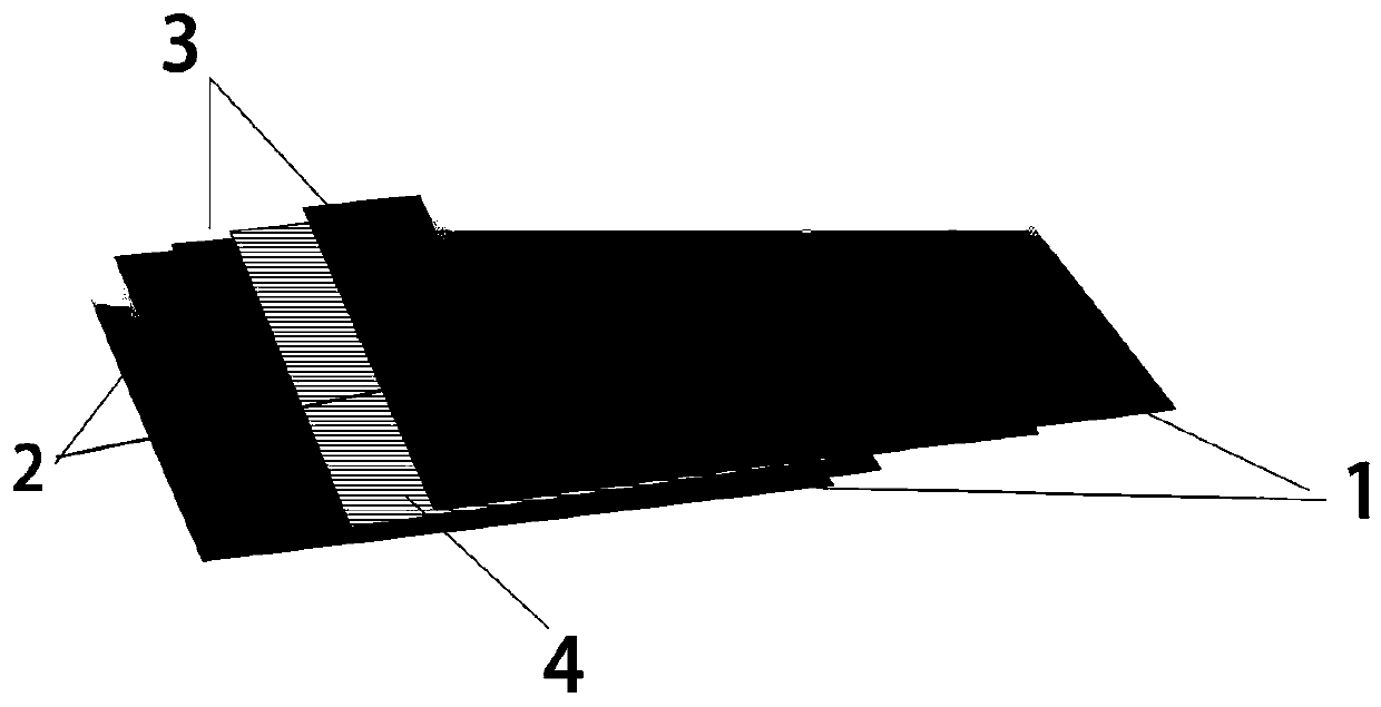 A preparation method of impact-resistant and heat-conducting aluminum alloy-carbon fiber-graphene laminate