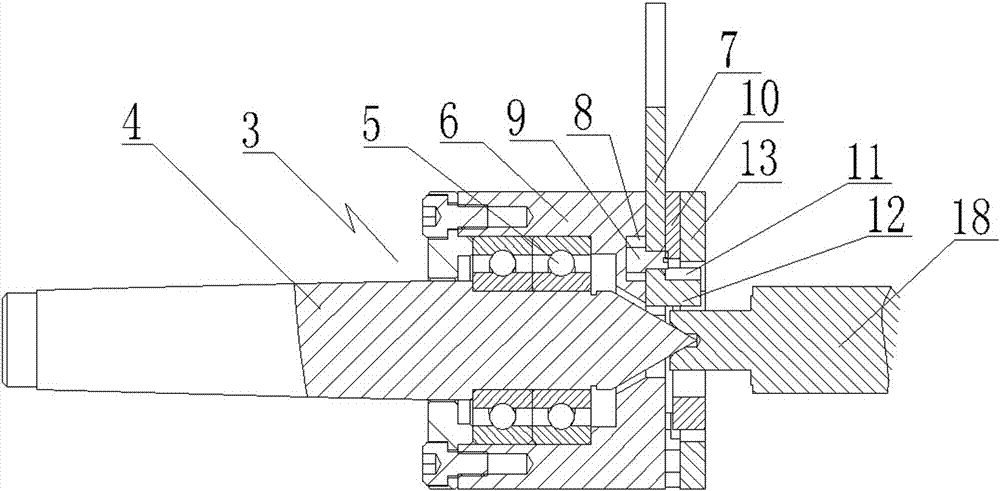 A workpiece automatic clamping device