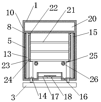 Access-controlled electrical cabinet