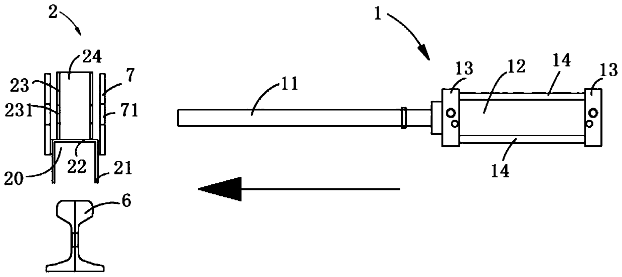 Shield Tunnel Electric Locomotive Anti-rolling Device