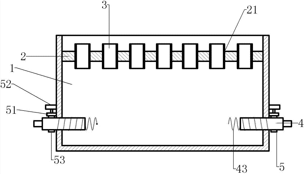 Kiwifruit seedling root deinsectization device