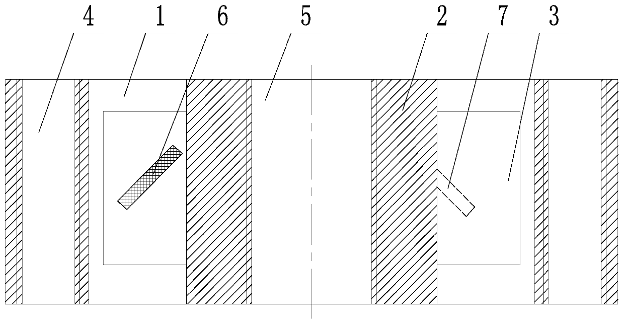 Spoke type fiber bragg grating fatigue sensor with temperature self-compensation function