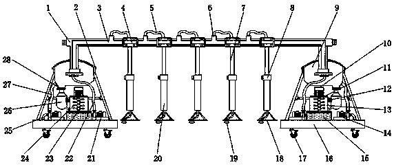 An environment-friendly water conservancy irrigation device