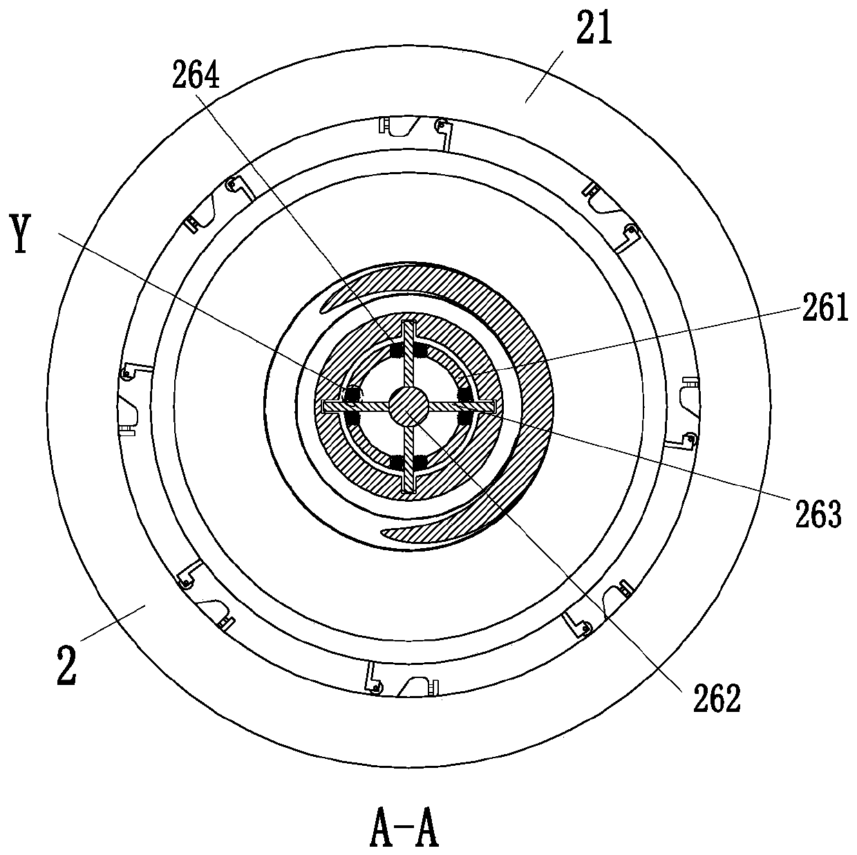 Cable core stranding machine