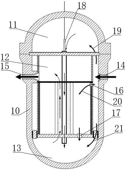 A thermal neutron spectrum mixed positioning multi-flow zone fuel assembly and supercritical water-cooled reactor