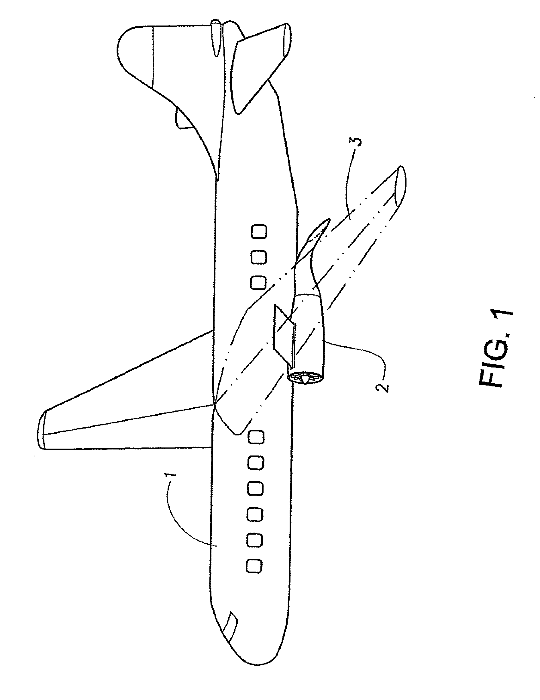 Arrangement for Propelling an Aircraft, Aircraft and Outlet Nozzle for a Jet Engine