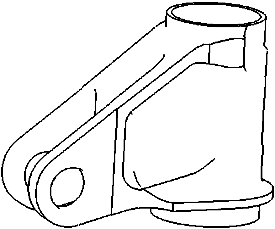 Aircraft front undercarriage outer cylinder bracing joint traction take-off fatigue test method