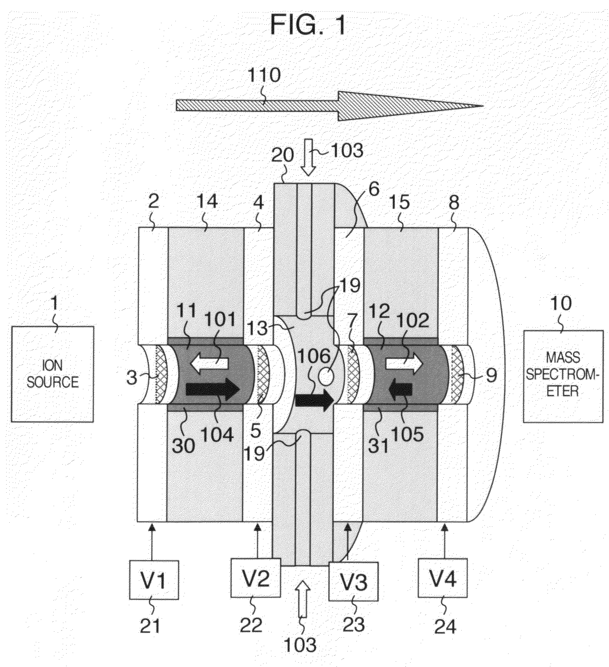 Ion mobility spectrometer and ion-mobility-spectrometry/mass-spectrometry hybrid spectrometer